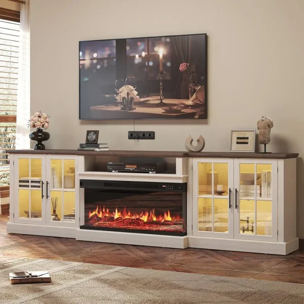 98 Media Center with Adjustable Shelves