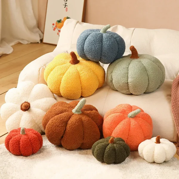 Cute Pumpkin Plush Throw Pillow